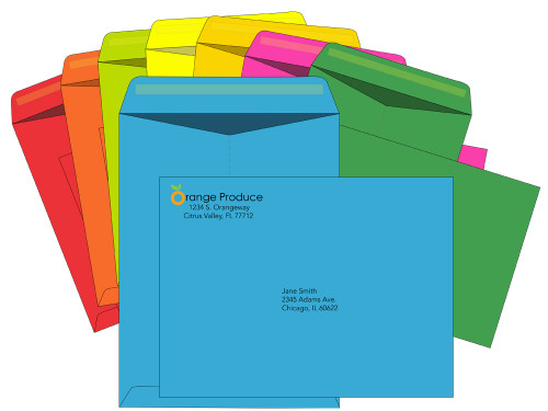 Custom Colored 9x12 Envelopes - Catalog - EN1098