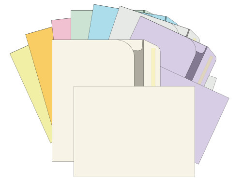 9x12 Pastel Booklet Envelopes - EB1511