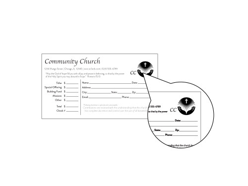 Custom Church Envelopes - EN1103