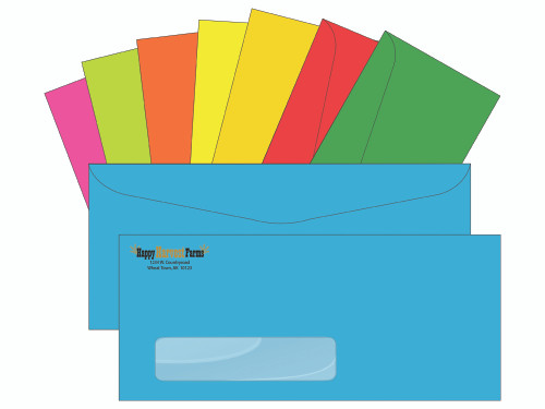 Custom Envelopes for Business - Bright Colors - EN1101