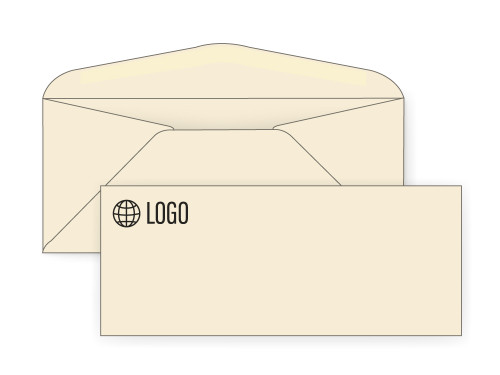 PRINTED - Ivory Custom #10 Envelopes - EN1068