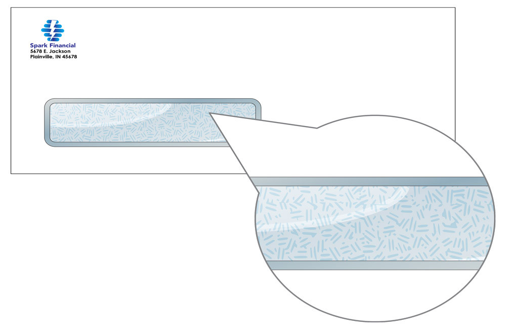 Double Window 10 Envelope for Checks