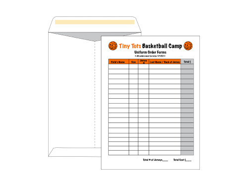 Custom Fundraiser Envelopes - 9x12 Catalog - EN1082