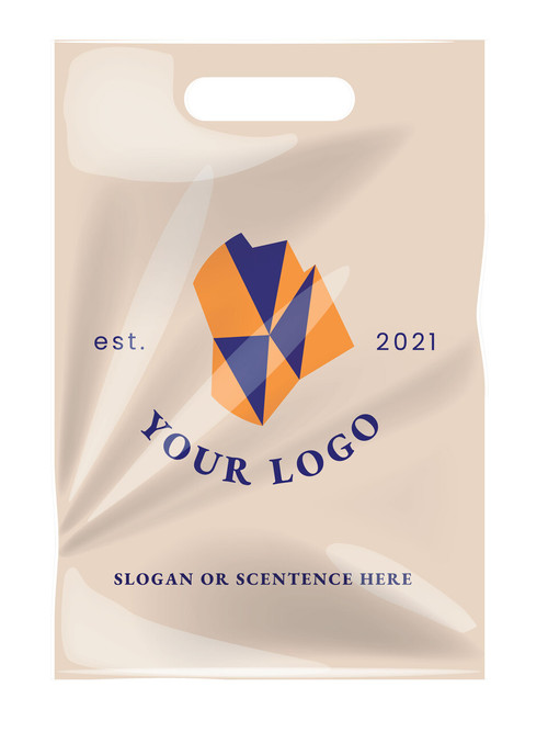 Full Color Die Cut Plastic Bags
