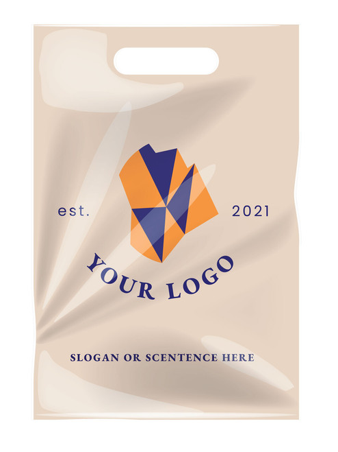 Full Color Die Cut Plastic Bags