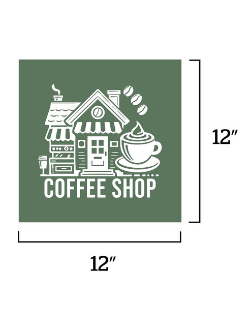 Full Color Repositionable Wall Decals, 12" x 12"