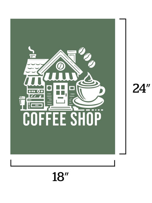 Full Color Repositionable Wall Decals, 18" x 24" - D3003