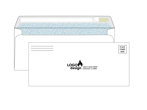 Self Seal #10 Custom Security Envelopes - EN1021