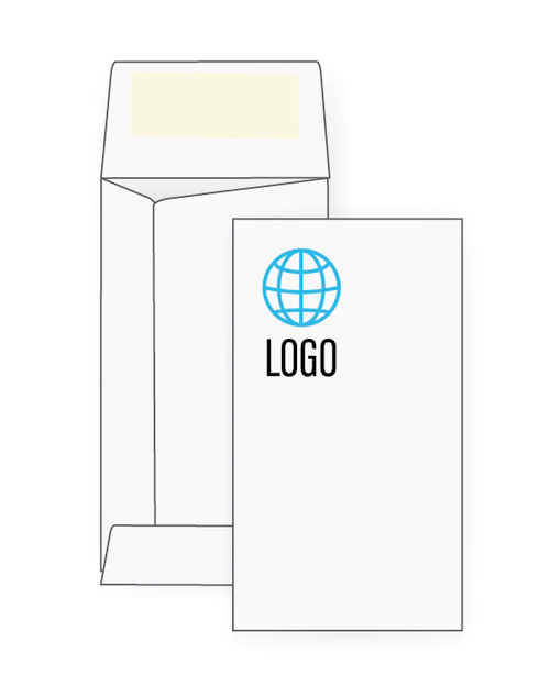 Custom #5 1/2 Coin Envelope White - EN1107