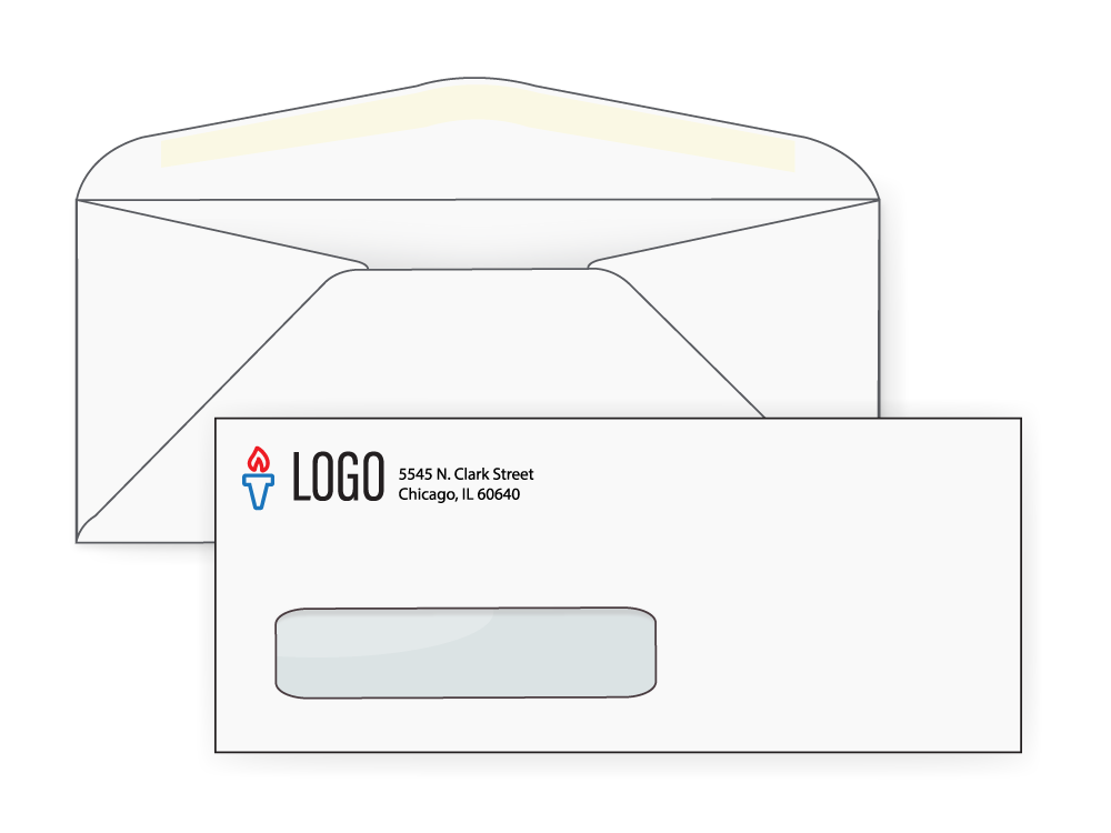 Custom No. 10 Window Envelope