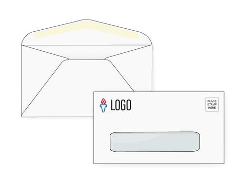 Custom # 7 3/4 Window Envelopes