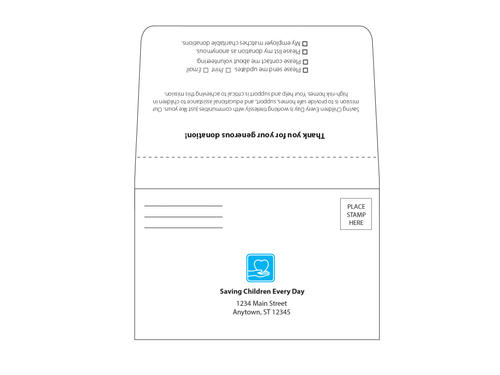 Dual Purpose Mailer - 6 1/2 Tear Off Envelope - EN1075