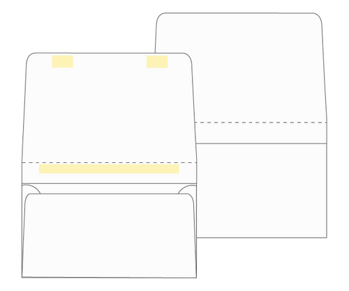 Dual Purpose Mailer - Tear Off Remittance Envelope (Blank) - EB1501