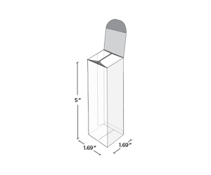 Full Color Custom Printed Auto Straight Tuck Slit Lock Carton #2